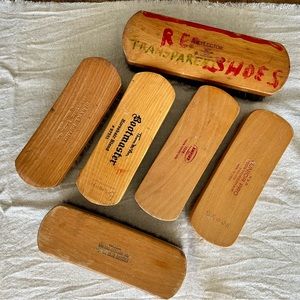 Lot of Six Vintage Horsehair Brushes